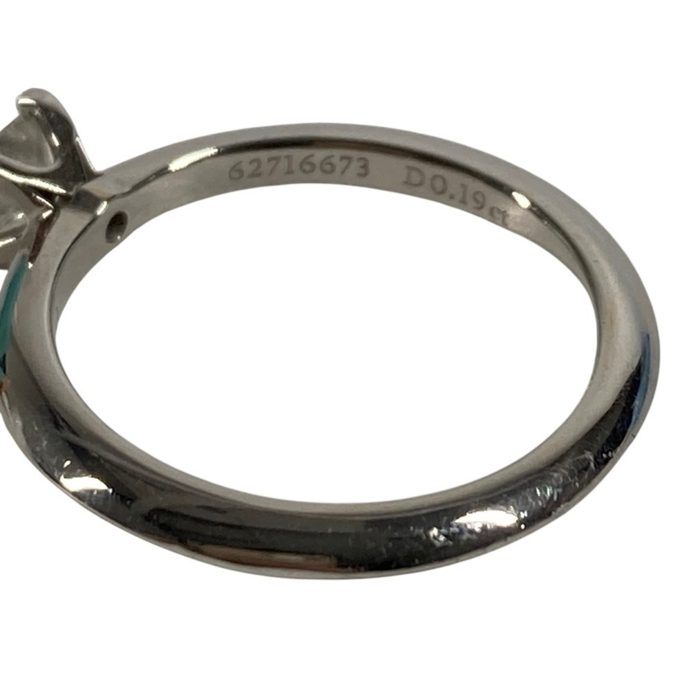 TIFFANY Authentic Silver Diamond Ring - Picture 4 of 9